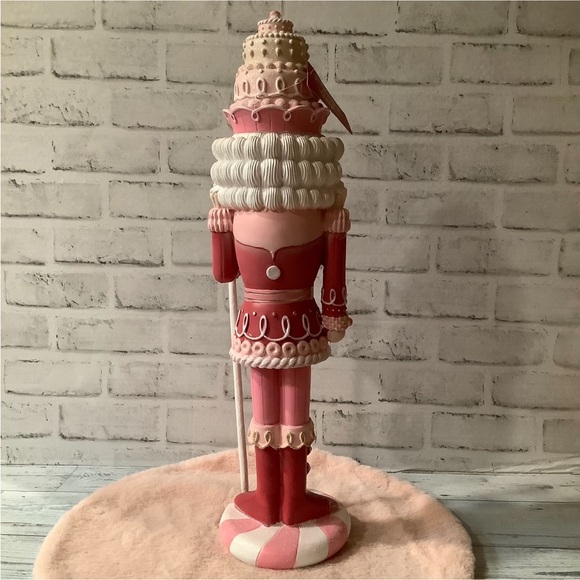 Peppermint Square 22” Pink Candy Nutcracker - Picture 5 of 6